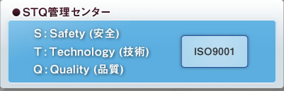 STQǗZ^[@SFSafetyiSj@TFTechnologyiZpj@QFQualityiijISO9001